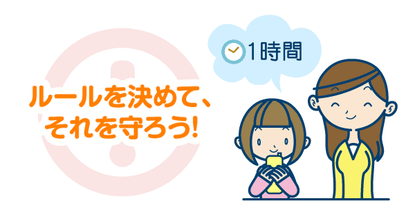 ルールを決めて、それを守ろう！